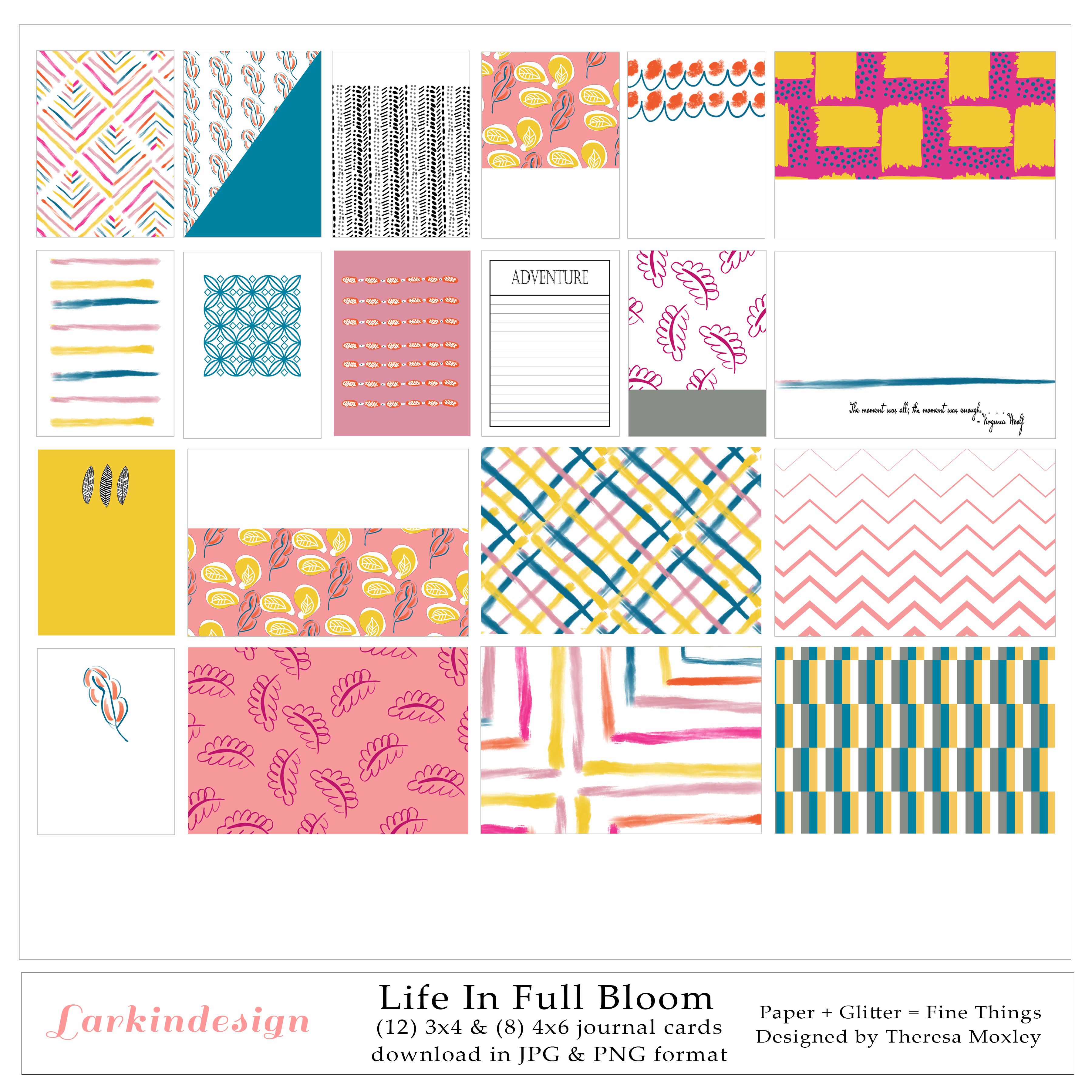 Larkindesign Life In Full Bloom Digital Collection