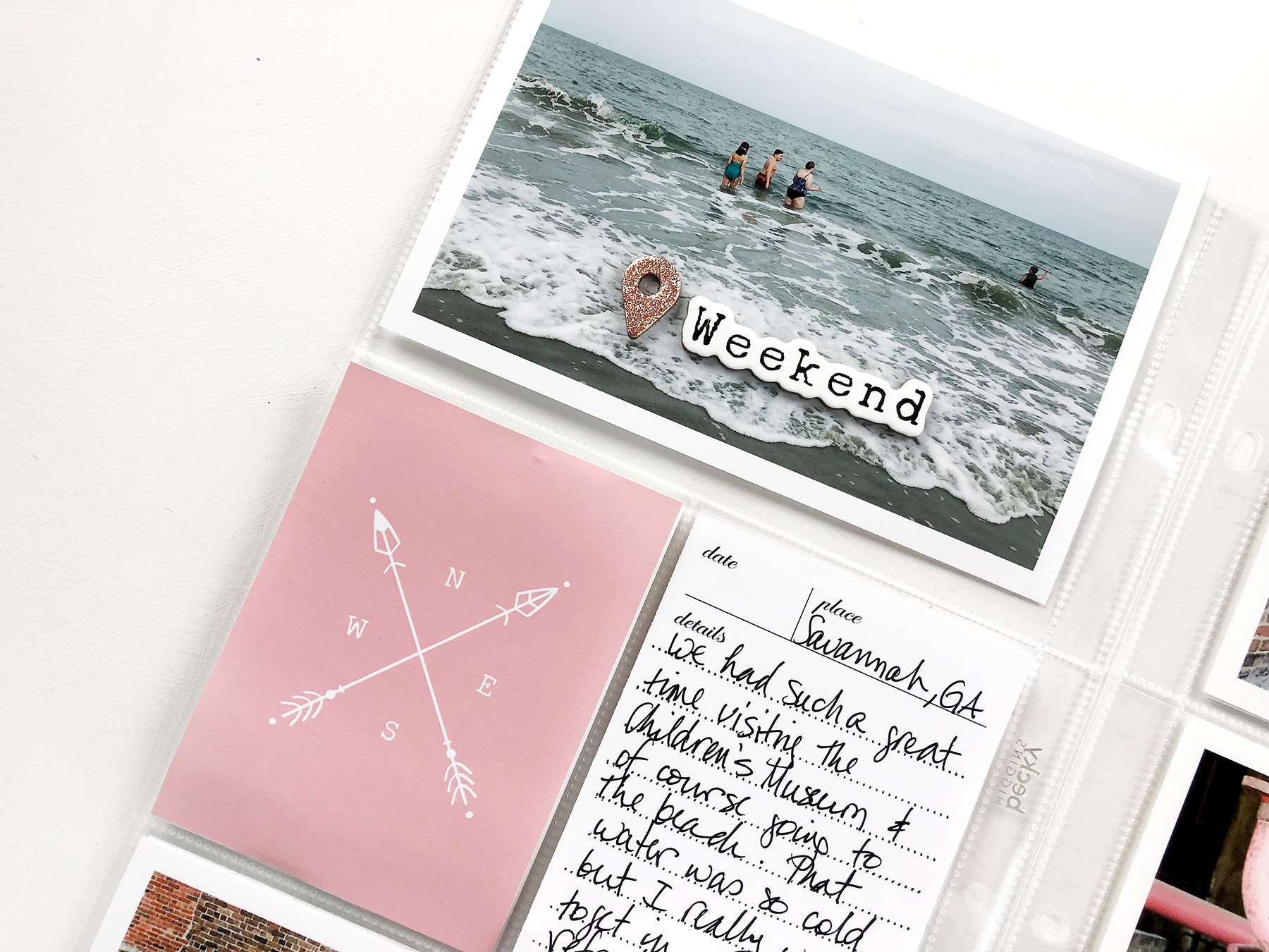 Project Life 2018 Week 14 Part B | Travel Layout From Savannah!