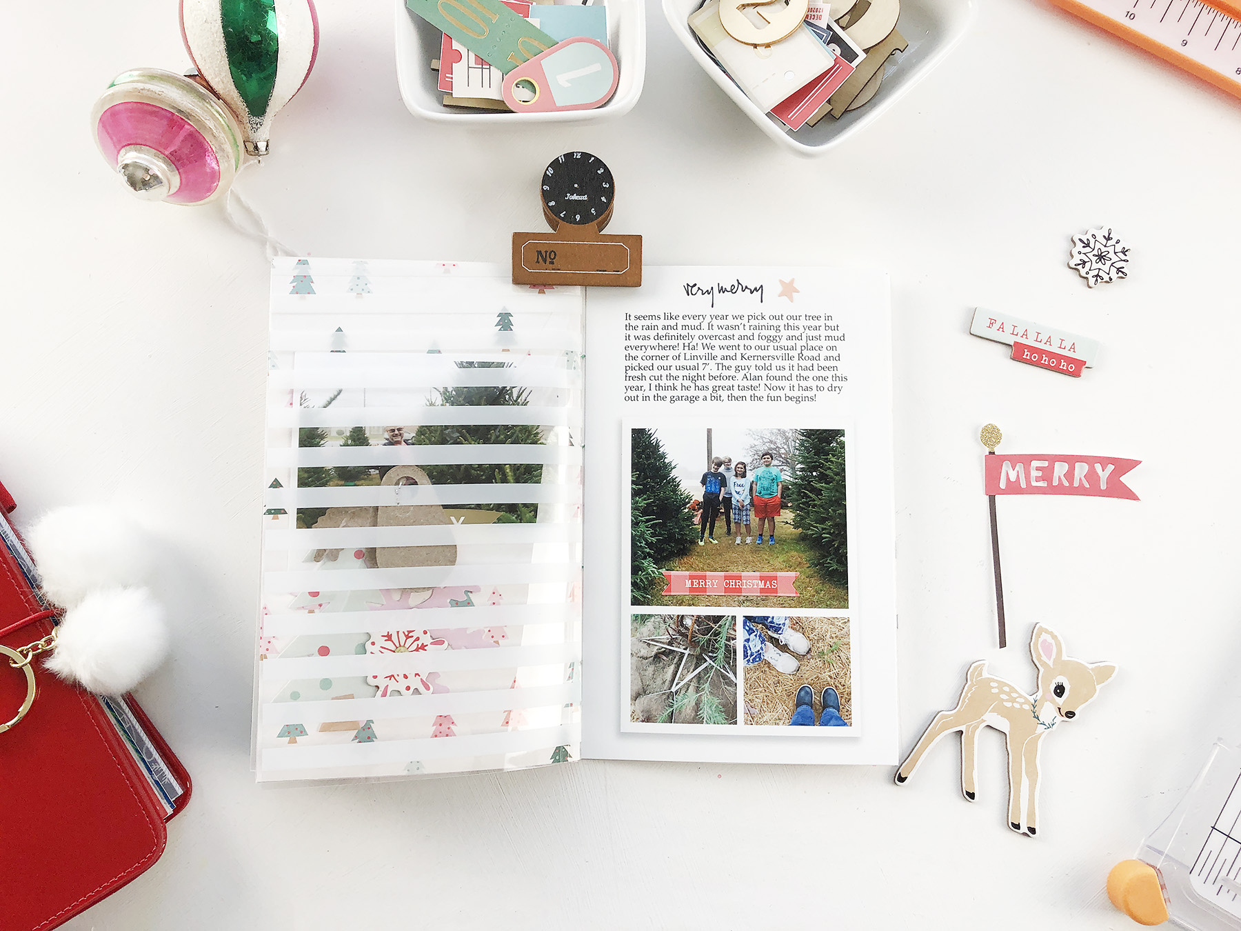 Larkindesign Documenting December In A Traveler's Notebook | Days 01 & 02!!! 