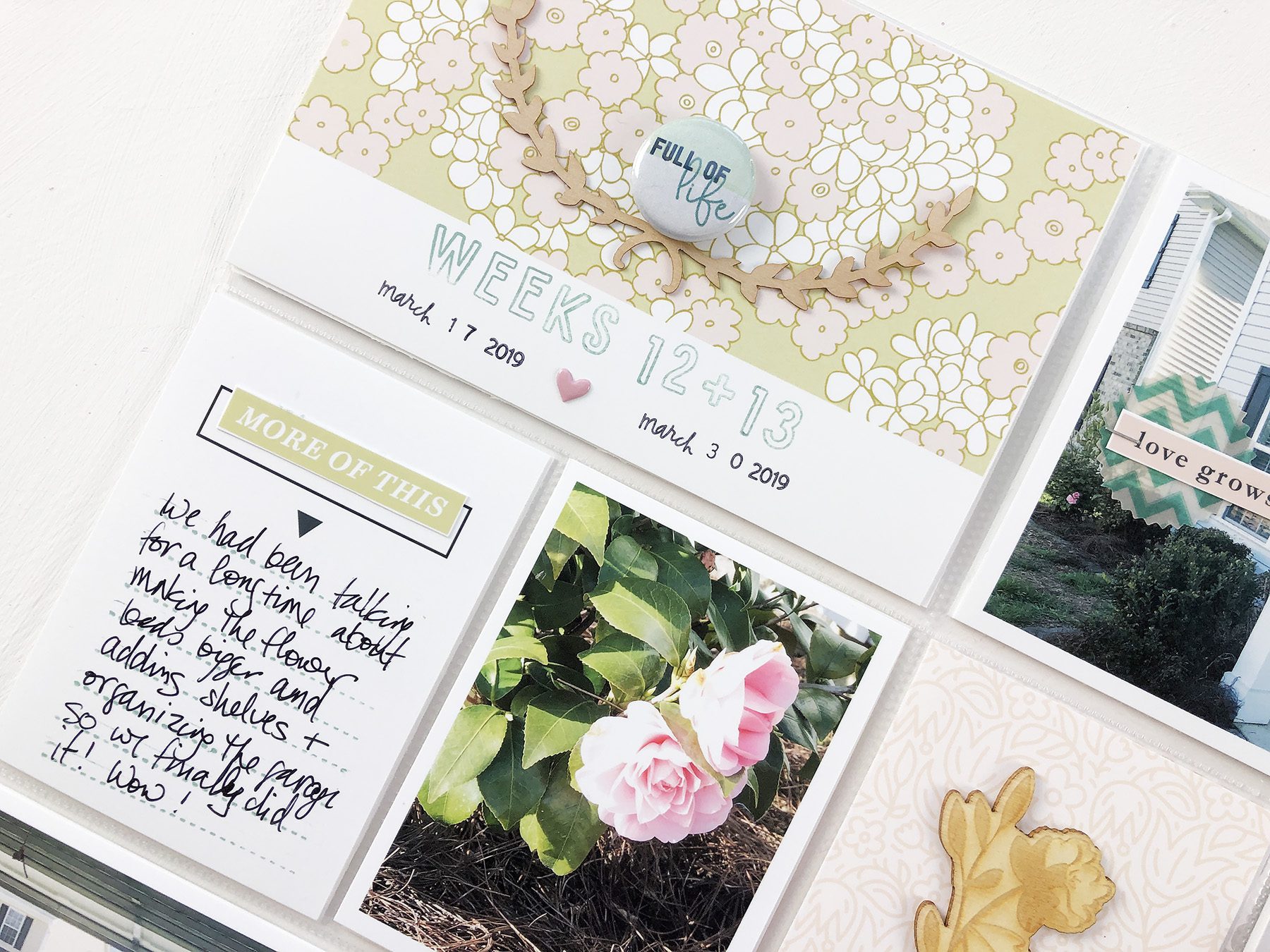 Larkindesign ***Sahlin Studio*** Design Team | 2019 Project Life Weeks 12 and 13