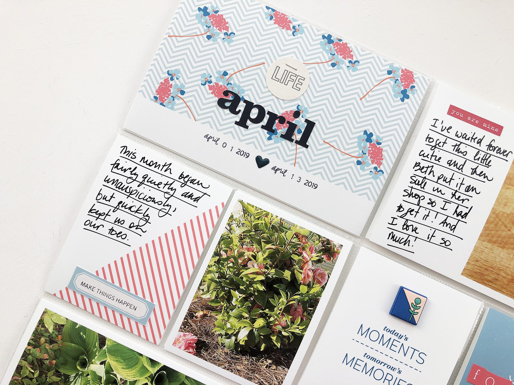 Larkindesign ***Sahlin Studio*** Design Team | 2019 Project Life Weeks 12 and 13