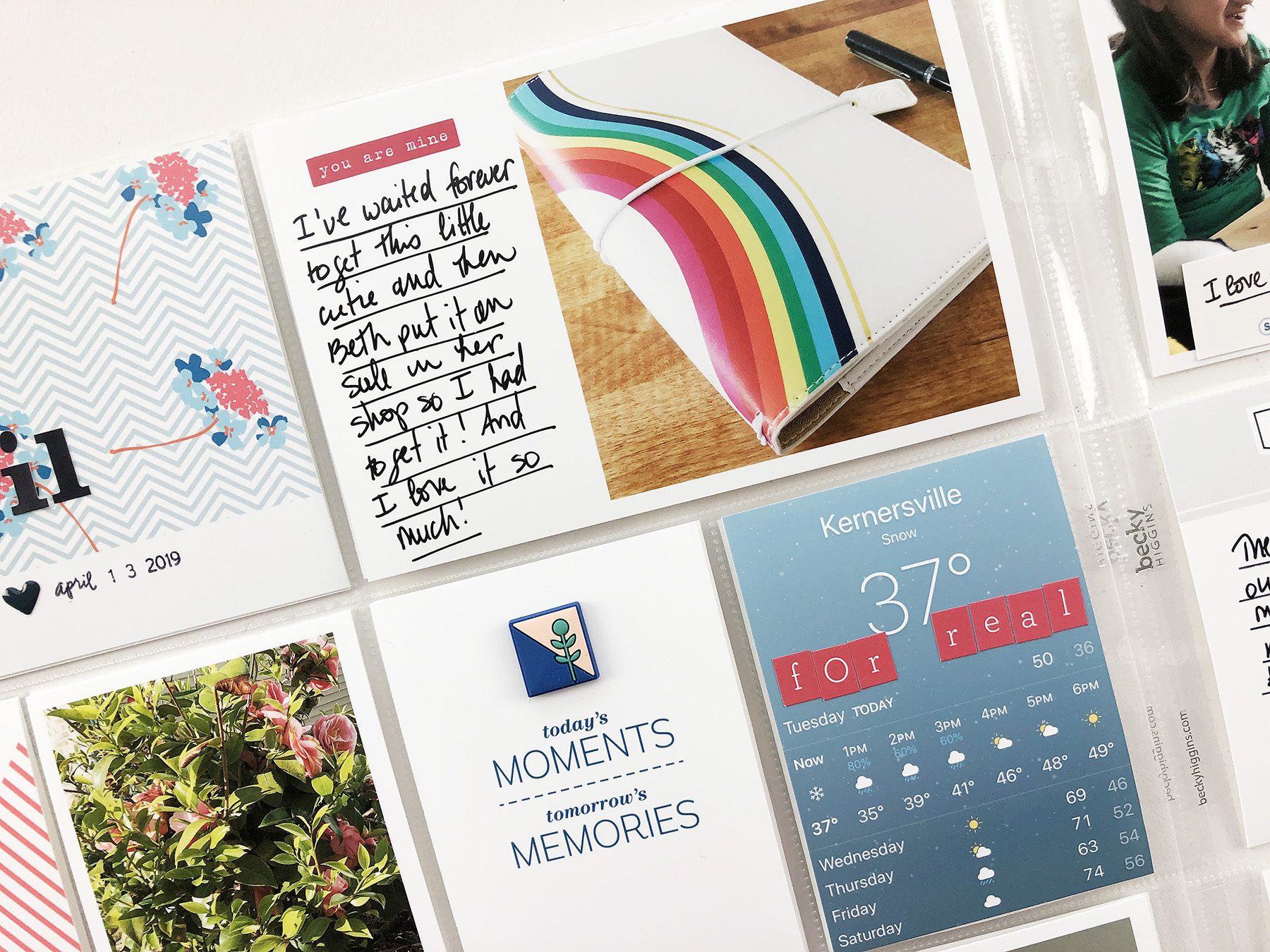 Larkindesign ***Sahlin Studio*** Design Team | 2019 Project Life Weeks 12 and 13