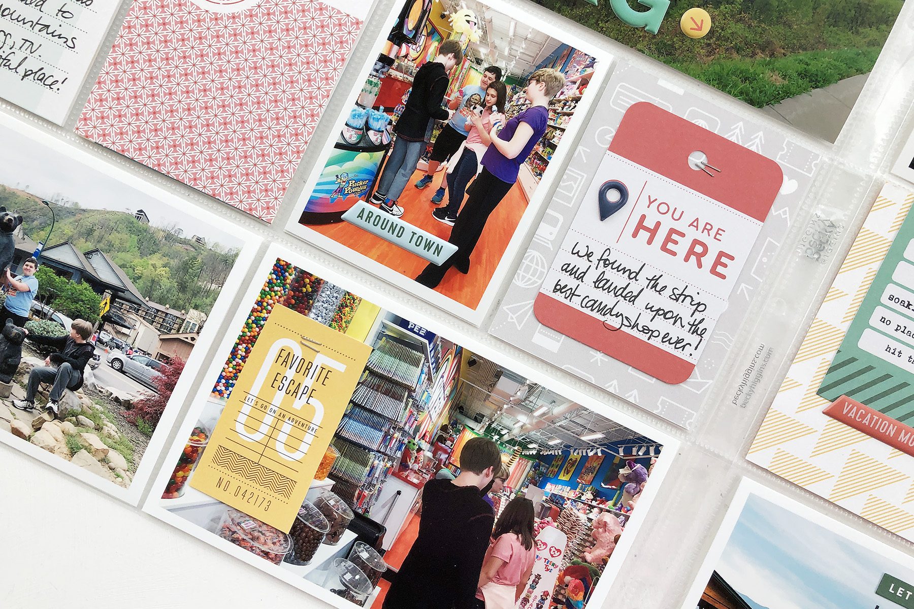 Larkindesign 2019 Project Life | Gatlinburg Process Video | Documenting Travel In Project Life Part 03