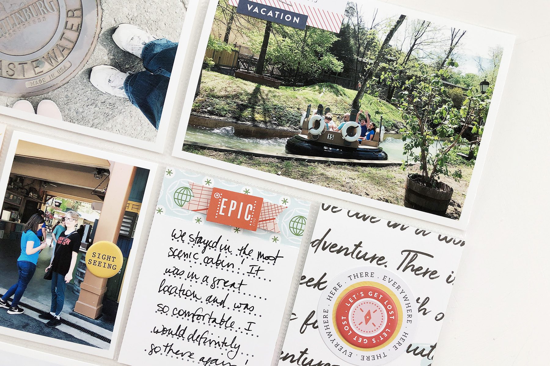 Larkindesign 2019 Project Life | Gatlinburg Process Video | Documenting Travel In Project Life Part 03