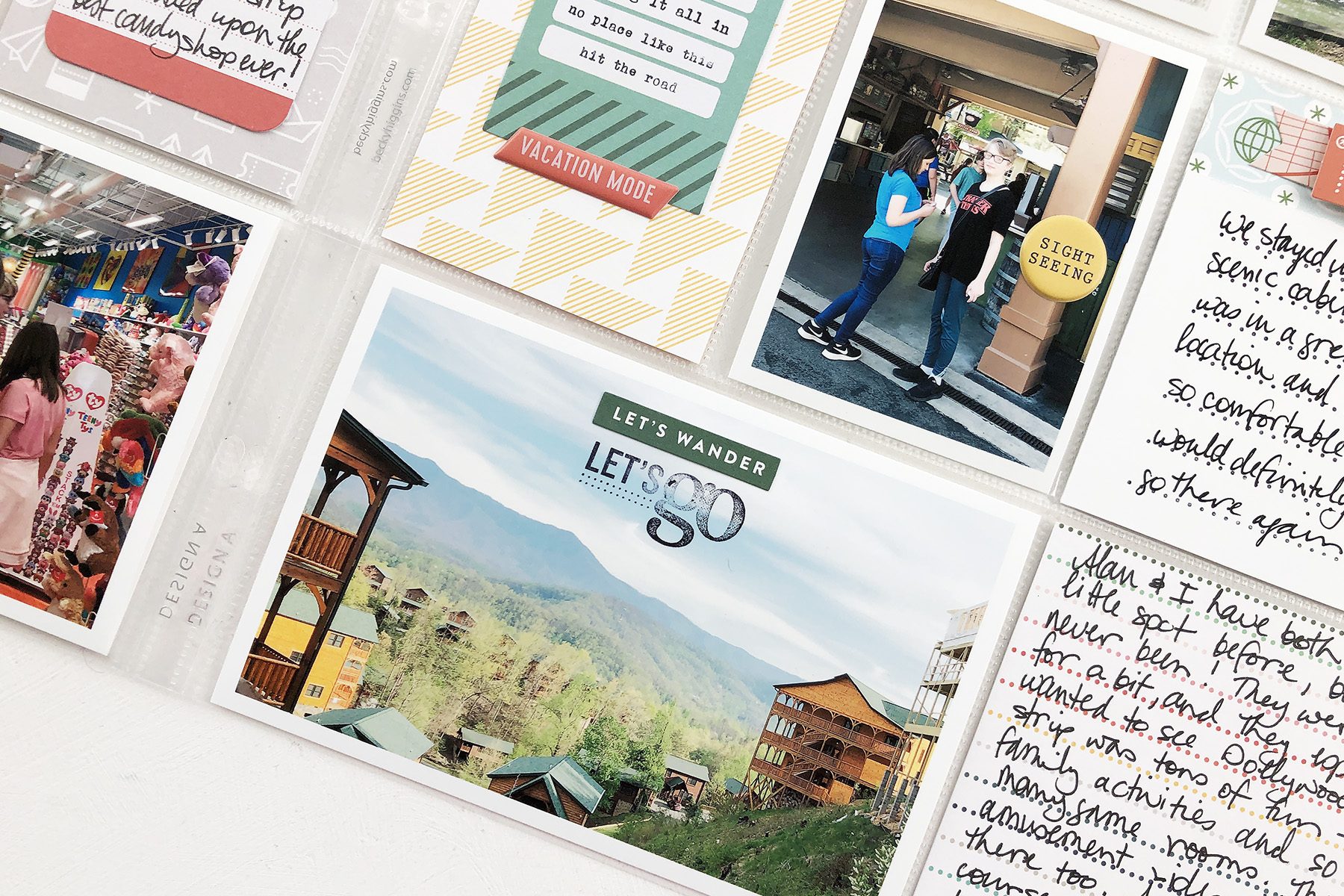 Larkindesign 2019 Project Life | Gatlinburg Process Video | Documenting Travel In Project Life Part 03