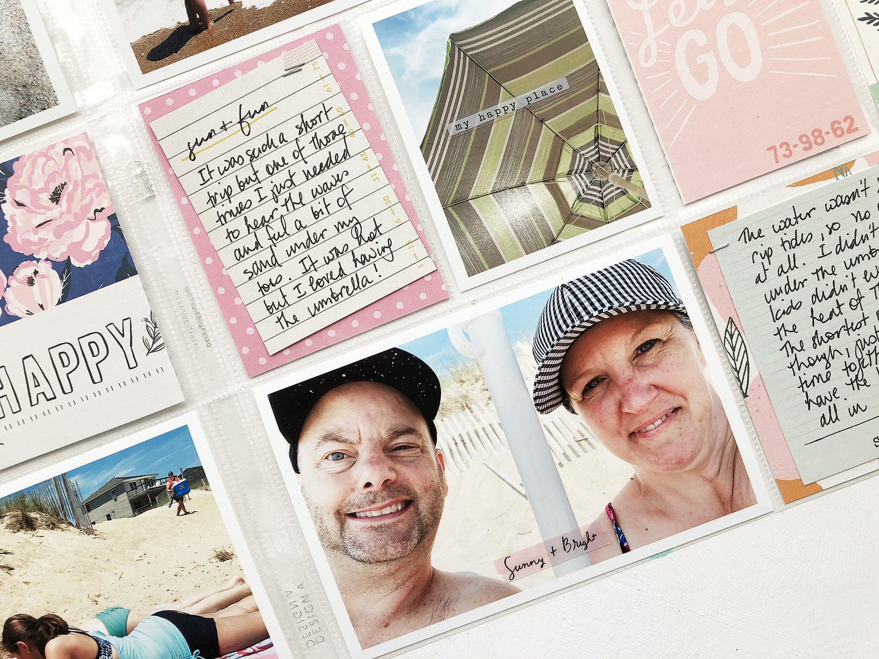Larkindesign Documenting Travel In Project Life | Part 06 Outer Banks NC ft. Crate Paper Sunny Days!!!