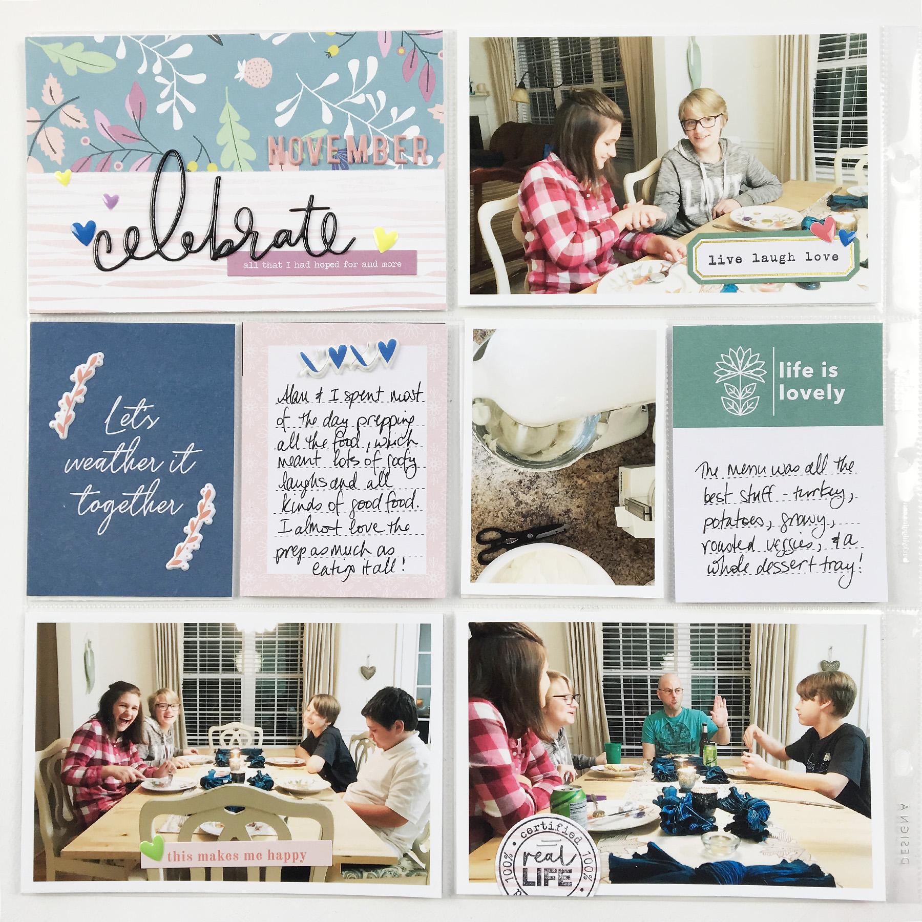 Larkindesign In My Pocket 2018 | Thanksgiving - An Event Based Layout