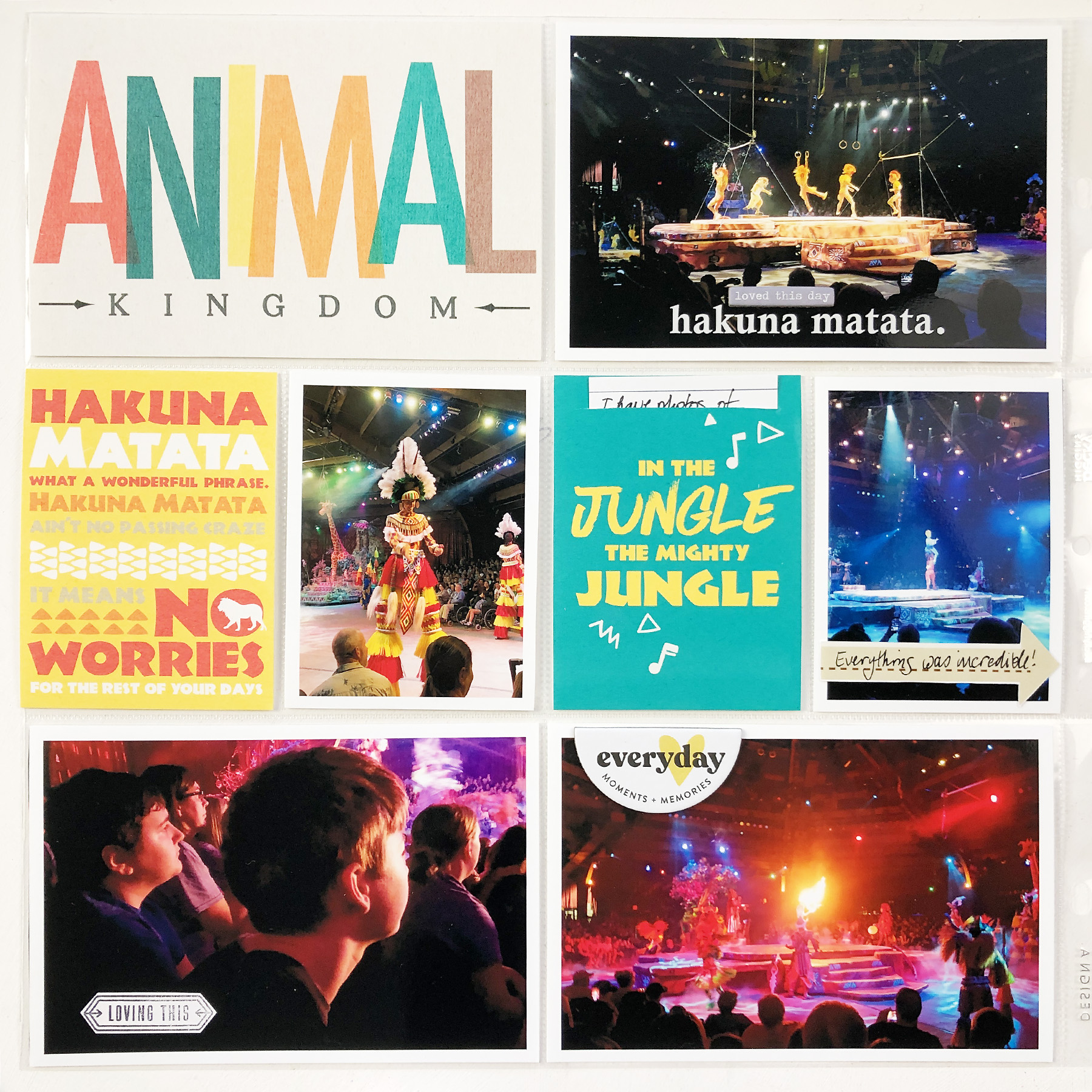 Larkindesign Disney 2020 Album | Animal Kingdom Lion King | ft Project Mouse Animal