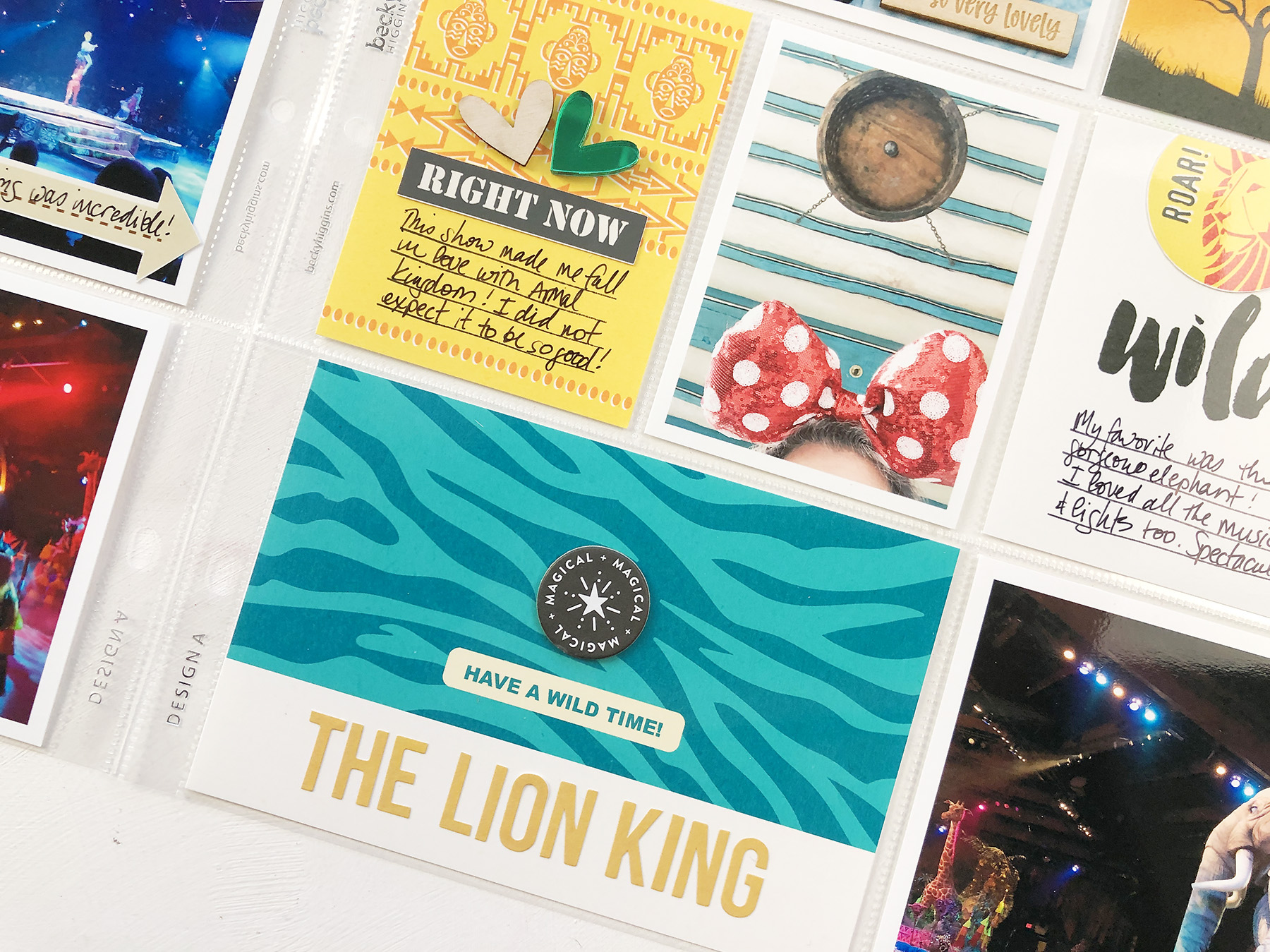 Larkindesign Disney 2020 Album | Animal Kingdom Lion King | ft Project Mouse Animal