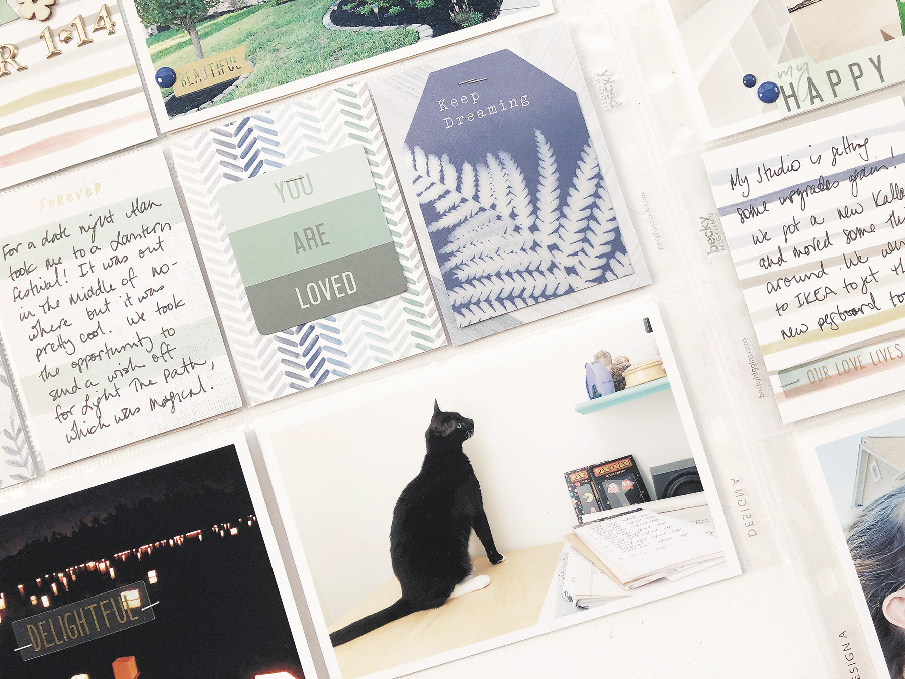 Larkindesign Using Tradition Products In Project Life 2019 | September Bi Monthly Layout 01