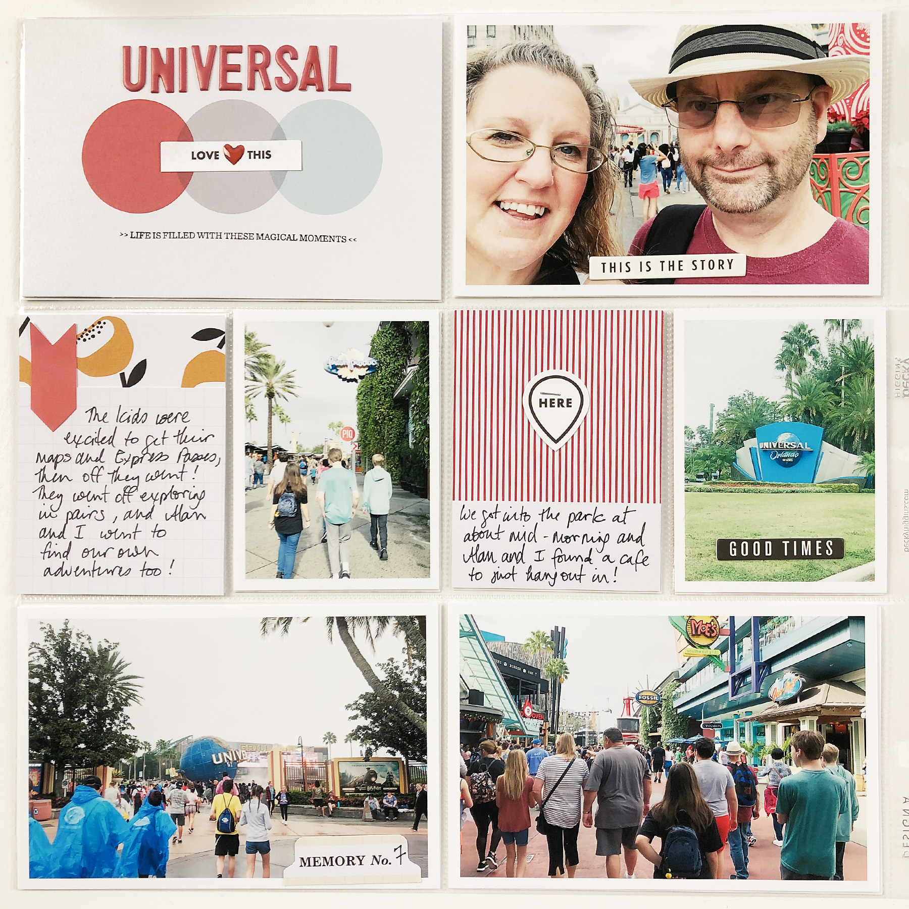 Larkindesign Disney 2020 Album | Documenting Universal Studio | Ft Project Life Click