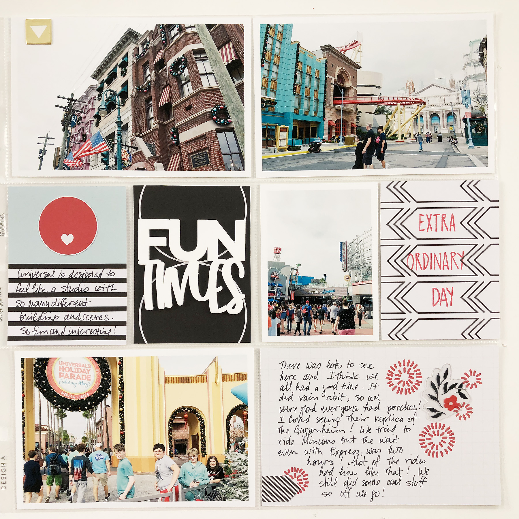 Larkindesign Disney 2020 Album | Documenting Universal Studio | Ft Project Life Click