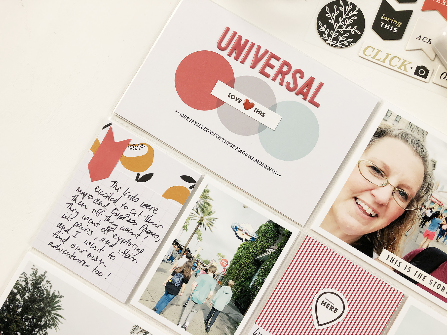 Larkindesign Disney 2020 Album | Documenting Universal Studio | Ft Project Life Click