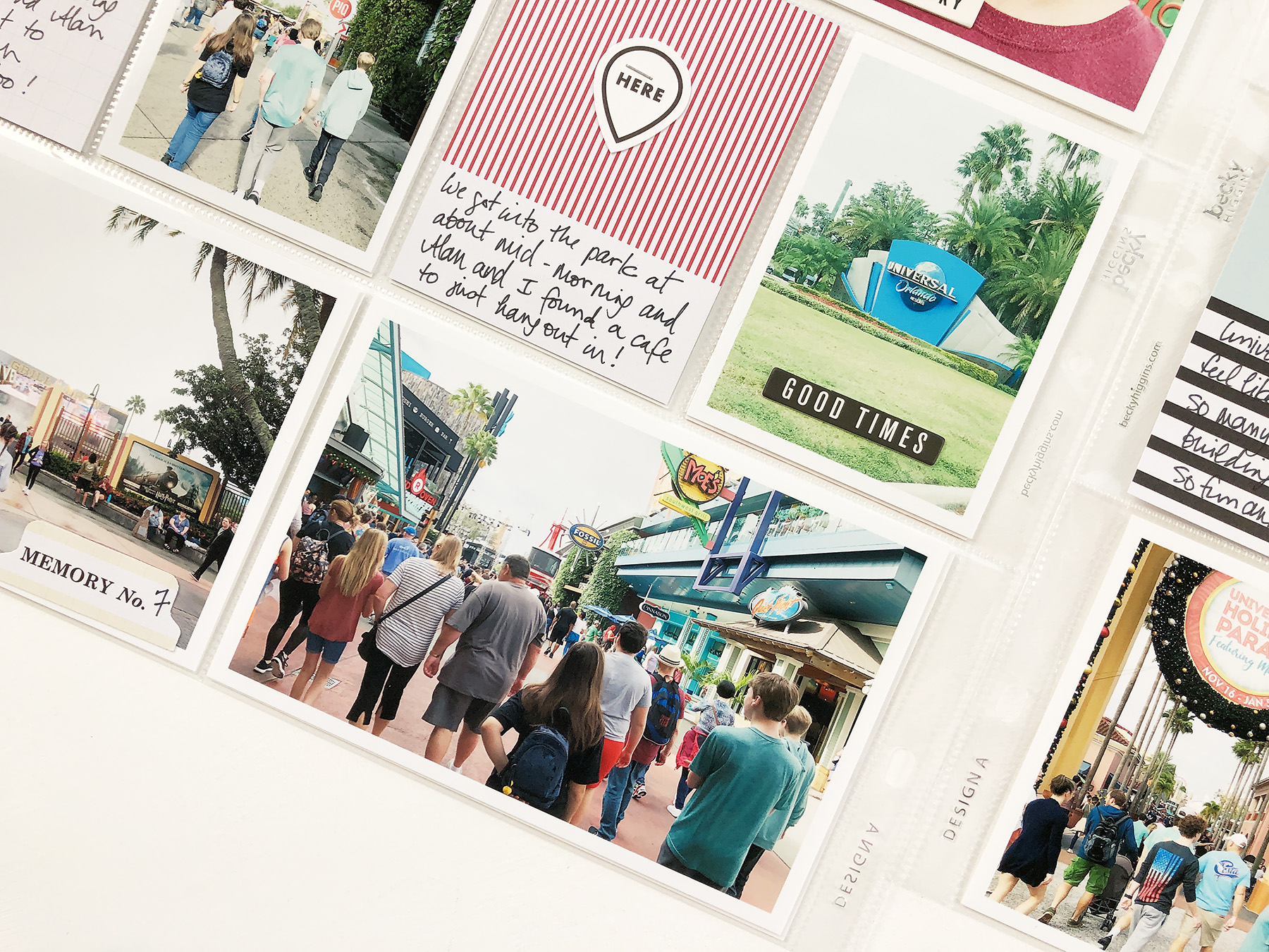 Larkindesign Disney 2020 Album | Documenting Universal Studio | Ft Project Life Click