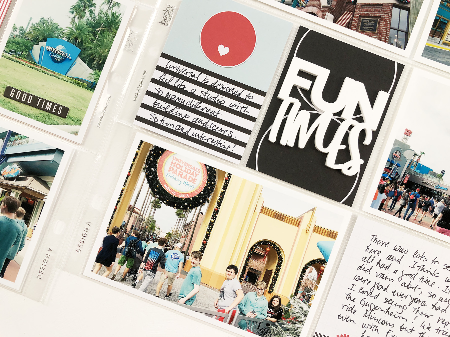 Larkindesign Disney 2020 Album | Documenting Universal Studio | Ft Project Life Click