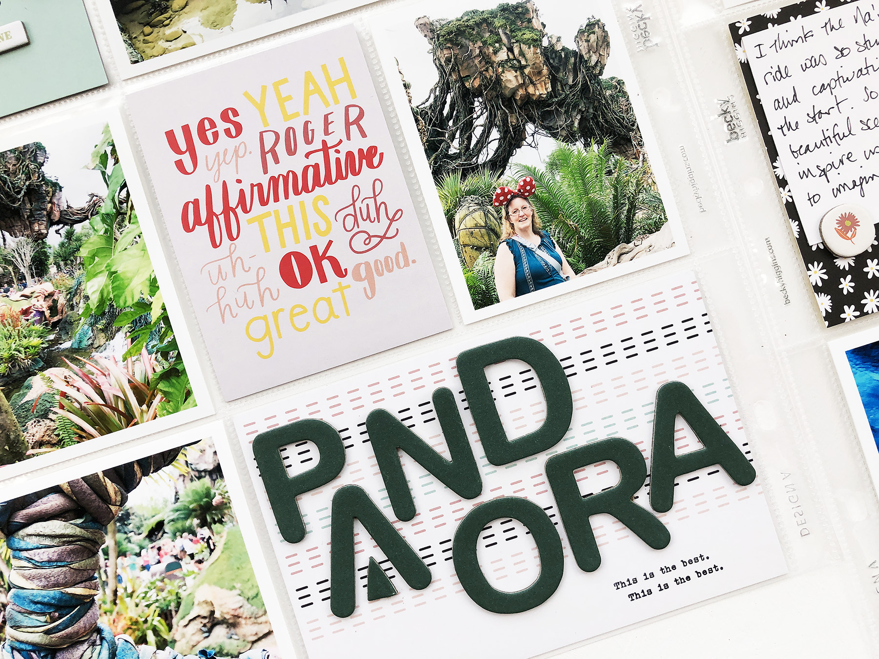 Disney 2020 Scrapbook Album | Documenting Pandora & Na'vi River Journey