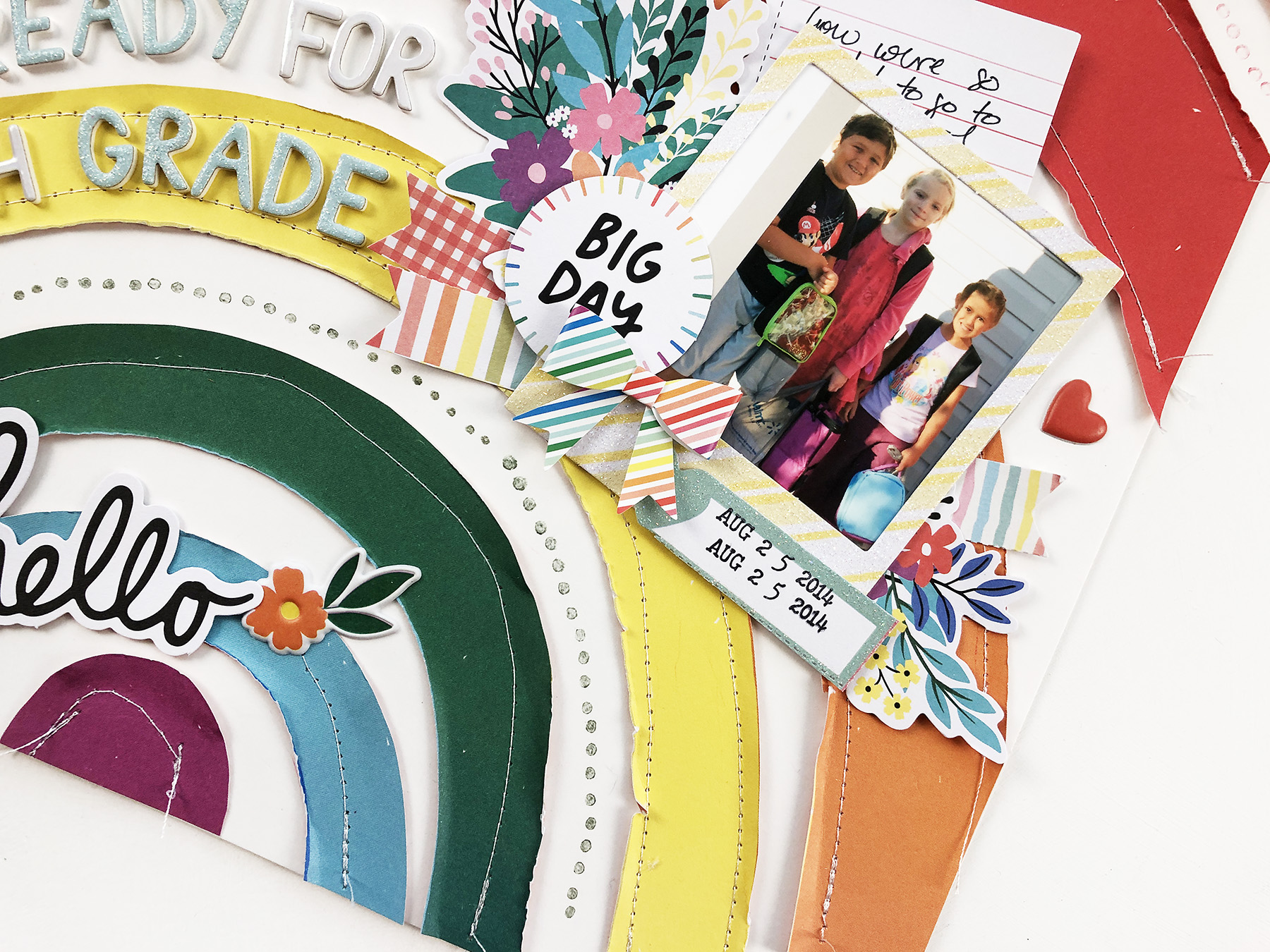 Larkindesign Kids Scrapbook Album Project | Emberlynn Edition Fourth Grade