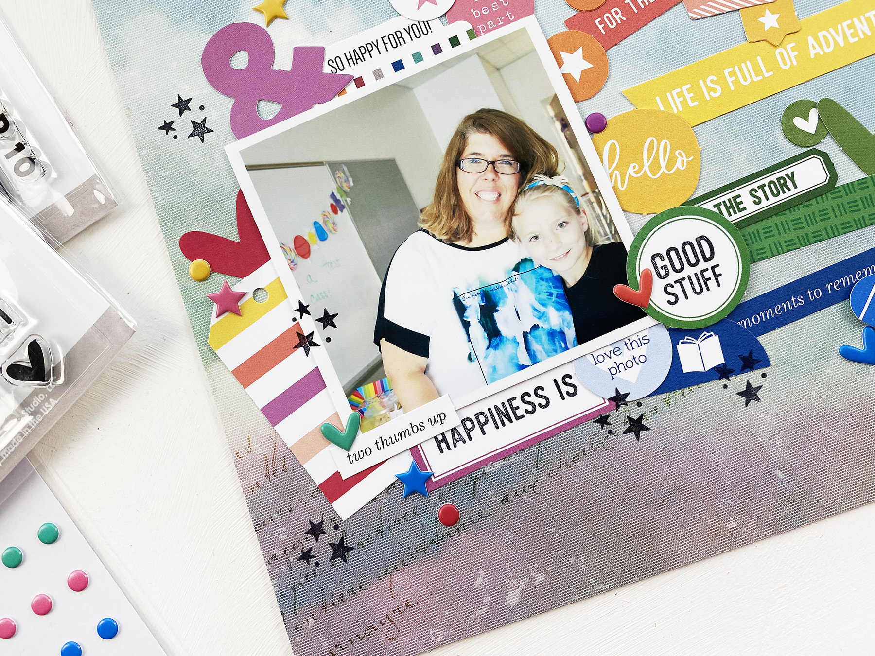 Larkindesign Scrapbook Your Kids | Embelynn's Last Day of 4th Grade